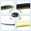 Homdipoo Realistic Fake Rubber Snake Toys Black That Look Real Prank Stuff Cobra 49 Inch Long view 4