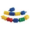 Excellerations Early STEM Toy, Connecting, Fun, Linking, Pop Beads for Toddlers, Snap Lock Beads Set in Storage Bin, Pack of 28 view 3