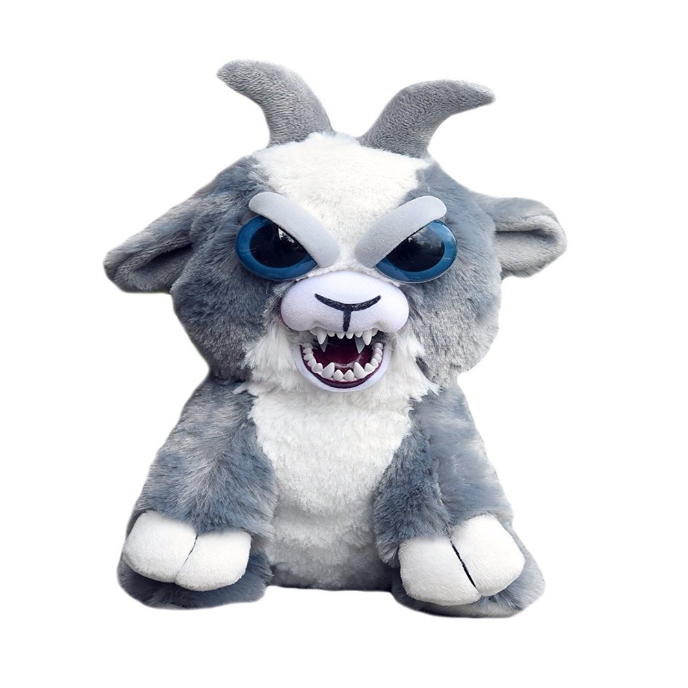 Feisty Pets William Mark Junkyard Jeff Adorable Plush Stuffed Goat That Turns Feisty with a Squeeze