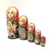 BuyRussianGifts Nutcracker Russian Nesting Doll Hand Painted 5 Piece Fairy Tale Unique 7 inch Tall Matryoshka Art Set view 3