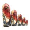 BuyRussianGifts Nutcracker Russian Nesting Doll Hand Painted 5 Piece Fairy Tale Unique 7 inch Tall Matryoshka Art Set view 4