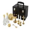 9 Piece Deluxe Travel Mass Kit and Communion Set with Black Carrying Case view 1