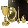 9 Piece Deluxe Travel Mass Kit and Communion Set with Black Carrying Case view 3