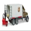 Bruder 02828 Mack Granite Ups Logistics Truck with Forklift Vehicles - Toys view 4