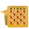MR CHIPS Jam-Proof Quick-Clear Deluxe Fingertip Slide Bingo Cards with Sliding Windows 25 Pack in Woodgrain Style view 1