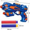 POKONBOY 2 Pack Blaster Guns Toy Guns for Boys with 60 Pack Refill Soft Foam Darts for Kids Birthday Gifts Party Supplies Hand Gun Toys for 6+ Year Old Boys view 3