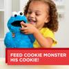 Sesame Street Feed Me Cookie Monster Plush: Interactive 13 Inch Cookie Monster, Says Silly Phrases, Belly Laughs, Toy for Kids 18 Months Old and Up view 3