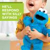 Sesame Street Feed Me Cookie Monster Plush: Interactive 13 Inch Cookie Monster, Says Silly Phrases, Belly Laughs, Toy for Kids 18 Months Old and Up view 4