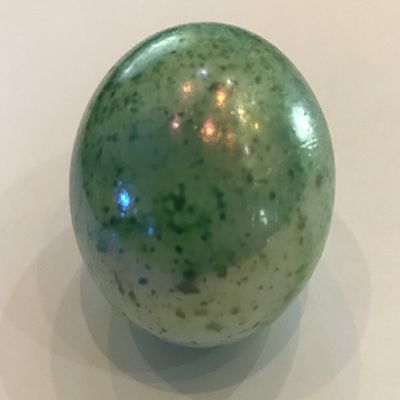 Moon Marble Co. 35mm / 1 3/8" Green Astroid Jumbo