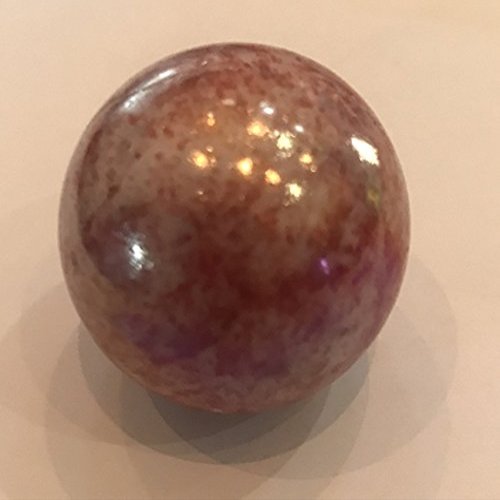 Moon Marble Co. 35mm / 1 3/8" Red Astroid Jumbo