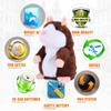 BestLand Plush Interactive Toys PRO Talking Hamster Repeats What You Say Electronic Pet Chatimals Mouse Buddy for Boy and Girl, 5.7 x 3 inches, Brown view 3