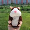 BestLand Plush Interactive Toys PRO Talking Hamster Repeats What You Say Electronic Pet Chatimals Mouse Buddy for Boy and Girl, 5.7 x 3 inches, Brown view 4