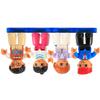 Magnetic Figures Set of 4Toddlers Community Action Toy People, Magnetic Tiles Expansion Pack for Boys and Girls  Educational Stem Toys Add on Sets Pilots, Flight Attended, Air Traffic Support view 1