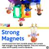 Magnetic Figures Set of 4Toddlers Community Action Toy People, Magnetic Tiles Expansion Pack for Boys and Girls  Educational Stem Toys Add on Sets Pilots, Flight Attended, Air Traffic Support view 2