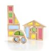 Guidecraft Jr. Rainbow Blocks 20 Piece Set: Kids Colorful Learning and Educational Toy view 2