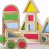 Guidecraft Jr. Rainbow Blocks 20 Piece Set: Kids Colorful Learning and Educational Toy view 3