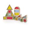 Guidecraft Jr. Rainbow Blocks 20 Piece Set: Kids Colorful Learning and Educational Toy view 4