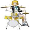 Banpresto K-ON SQ Figure - 47972 - Ritsu Tainaka view 1