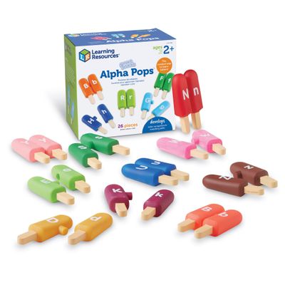 Learning Resources Smart Snacks Alpha Pops - Toddler Educational Alphabet Toys, ABC Puzzles, Ice Cream Toy, Preschool Classroom Must Haves, Homeschool, Toddler Letter Learning , Gifts for Kids