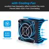 Super Brushless Motor Heatsink with Cooling Fan RS540 550 540 Size 5-6V Electric Engine Heat Sink for Remote Control RC Car Truck Buggy Crawler view 3