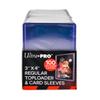 Ultra PRO 3" x 4" Clear Regular TopLoaders For Cards With Card Sleeves Bundle Standard Size 100ct Trading Baseball Toploader Card Sleeve Protectors view 2