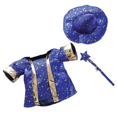 Adorable Wizard Costume with Wand Outfit Fits Most 8 to 10 inch Stuffed Animals