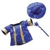 Adorable Wizard Costume with Wand Outfit Fits Most 8 to 10 inch Stuffed Animals view 1