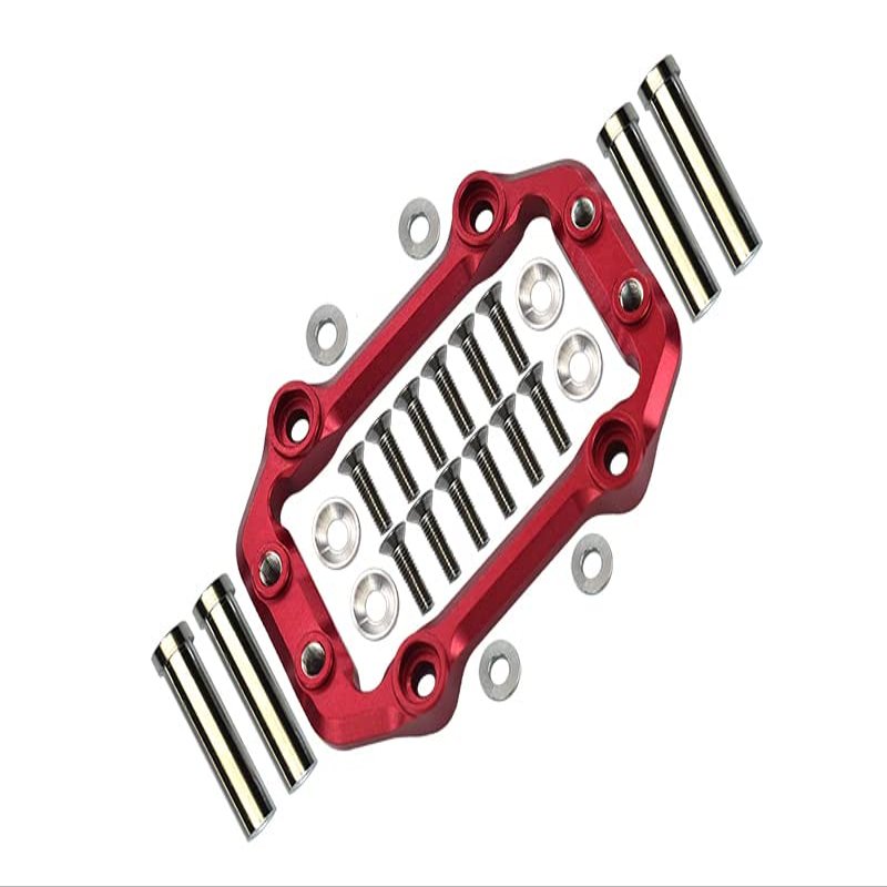 Aluminium Servo Mount for Arrma 1:8 KRATON 6S / Outcast 6S / Notorious 6S / KRATON 6S V5 / Notorious 6S V5 / 1:7 FIRETEAM 6S Upgrades - 1 Set Red