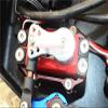 Aluminium Servo Mount for Arrma 1:8 KRATON 6S / Outcast 6S / Notorious 6S / KRATON 6S V5 / Notorious 6S V5 / 1:7 FIRETEAM 6S Upgrades - 1 Set Red view 2