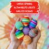 The Eggmazing Egg Decorator The Original Easter Egg Decorator Kit - Arts and Crafts Set - Includes Egg Decorating Spinner and 8 Colorful Quick Drying Non Toxic Markers, Ages 3 and Up view 2