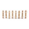 10pcs Bonsai Dollhouse Miniature Garden Decorative Picket Fence 3.5 x 10cm (Wooded Color) view 2