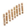 10pcs Bonsai Dollhouse Miniature Garden Decorative Picket Fence 3.5 x 10cm (Wooded Color) view 3