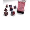 Chessex CHX26429 Dice-Gemini Set, One Size, Blue/Red/Gold view 2