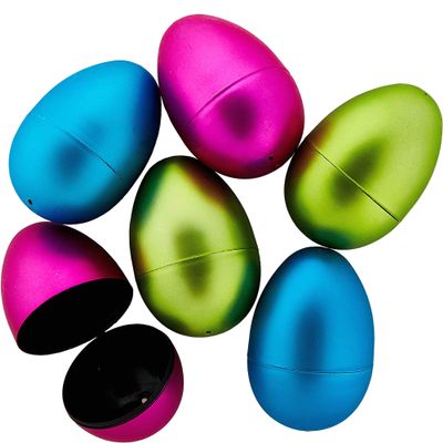 Amscan International Eggs, 3", Metallic Multicolor