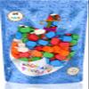 100-Pack Hanukkah Dreidels Multicolor Plastic Chanuka Draydels with English Transliteration, Includes Dreidel Game Instruction Cards view 2
