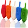 100-Pack Hanukkah Dreidels Multicolor Plastic Chanuka Draydels with English Transliteration, Includes Dreidel Game Instruction Cards view 3