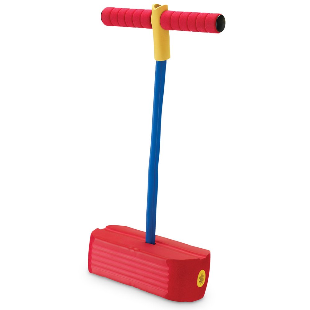 Kidoozie Foam Pogo Jumper Indoor & Outdoor Play Encourages an Active Lifestyle Makes Squeaky Sounds, 250 Pound Capacity - Ages 4+, G02404