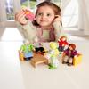 Hape Happy Family Dollhouse Set Award Winning Doll Family Set, Unique Accessory for Kids Wooden Dolls House. view 2
