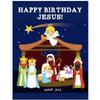 10 Pack Happy Birthday Jesus Nativity Magnets  Luke 2:11 Christian Gifts view 1