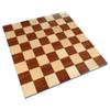 Zelus Borderless Tournament Chess Board with Inlaid Mahogany Wood, Large 18 x 18 Inch, Board Only view 1