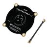 5.8GHz FPV Triple Feed Patch Antenna, RCmall 9.4dBi High Accuracy SMA Male to SMA Male Cable Adapter, Directional Circularly Polarized Antenna for FPV Racing Drone view 1