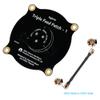5.8GHz FPV Triple Feed Patch Antenna, RCmall 9.4dBi High Accuracy SMA Male to SMA Male Cable Adapter, Directional Circularly Polarized Antenna for FPV Racing Drone view 4