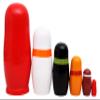 Debbieicy 6Pcs Beautiful Handmade Wooden Russian Nesting Dolls Santa Claus Matryoshka Dolls Gift for Christmas and Birthday - Stacking Doll Set of 6 from 6" Tall (Santa 6) view 4