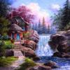 SUNSOUT INC - Tranquility Falls - 1000 pc Jigsaw Puzzle by Artist: Dennis Lewan - Finished Size 20" x 27" - MPN# 48371 view 3