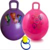 Hippity Hop 45 Cm / 18 Inch Diameter Including Free Foot Pump, for Children Ages 3-6 Space Hopper, Hop Ball Bouncing Toy - 2 Balls view 1