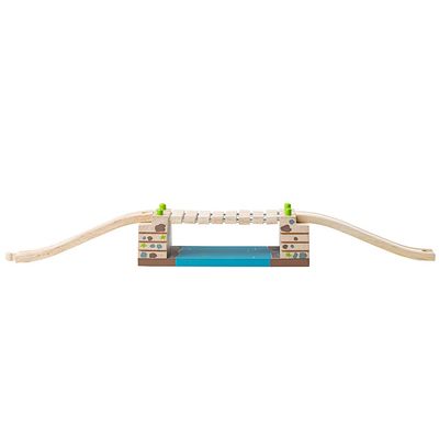 Bigjigs Rail Clickety Clack Bridge - Other Major Wooden Rail Brands are Compatible