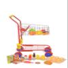 Shop 'N' Go Toy Shopping Cart for Kids and Toddler - Includes Food - Folds for Easy Storage - with Sturdy Metal Frame Pretend Play Food Role Play, Educational Toy - with 36 pc Play-Food and view 2