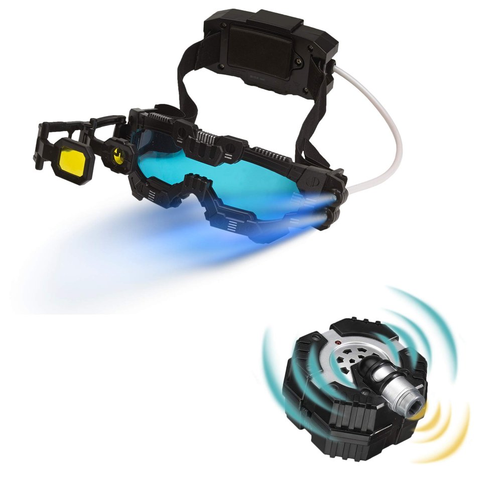 SpyX / Motion Alarm + Night Mission Goggles Set - Exclusive Top Selling Spy Toys to Help Your Little Spy On Any Mission. Essential to Any Spy Toys Collection. Night Vision + Alarm Agent Tools