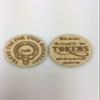 500 Wooden Drink Tokens - Laser Engraved view 2
