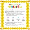 The Dreidel Company Hanukkah Dreidel with Hebrew & English Transliteration Draydel (4-Pack) view 4